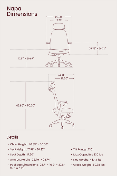 Napa Ergonomic Chair