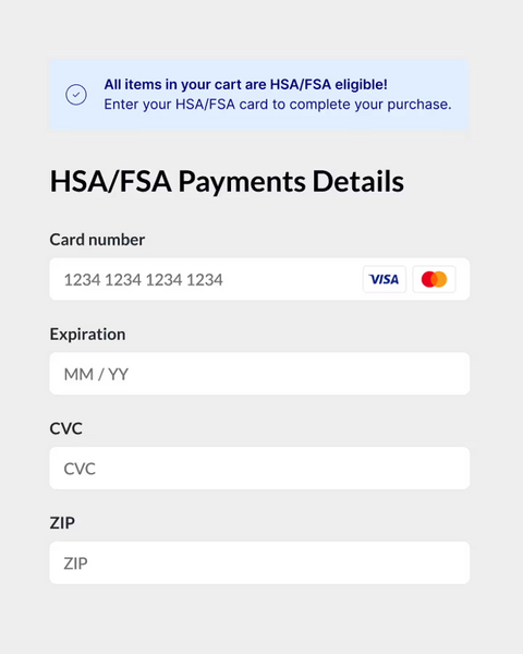 Step 3: Use your HSA/FSA Card